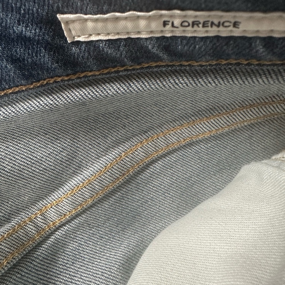 ANTHROPOLOGIE Citizens Of Humanity Florence Blue Ankle Cropped Jeans - Picture 8 of 10